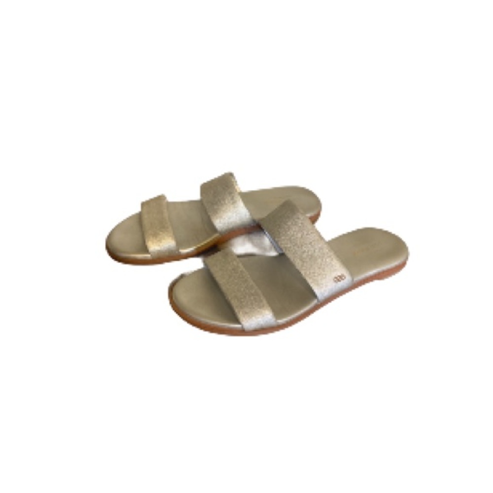 Cole Haan Silver Slide Sandals - Women’s Size 5